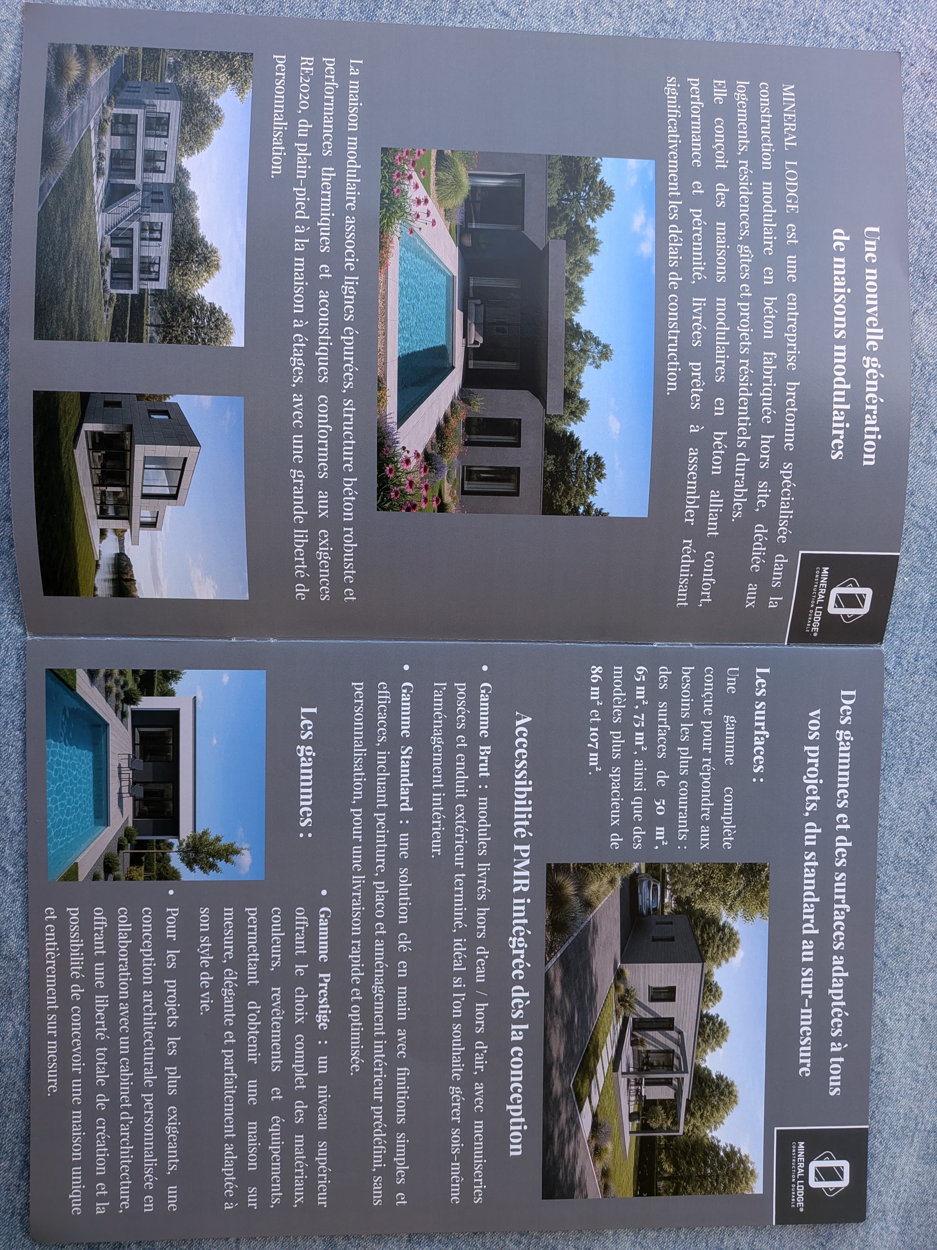 Pages intérieures brochure Mineral Lodge