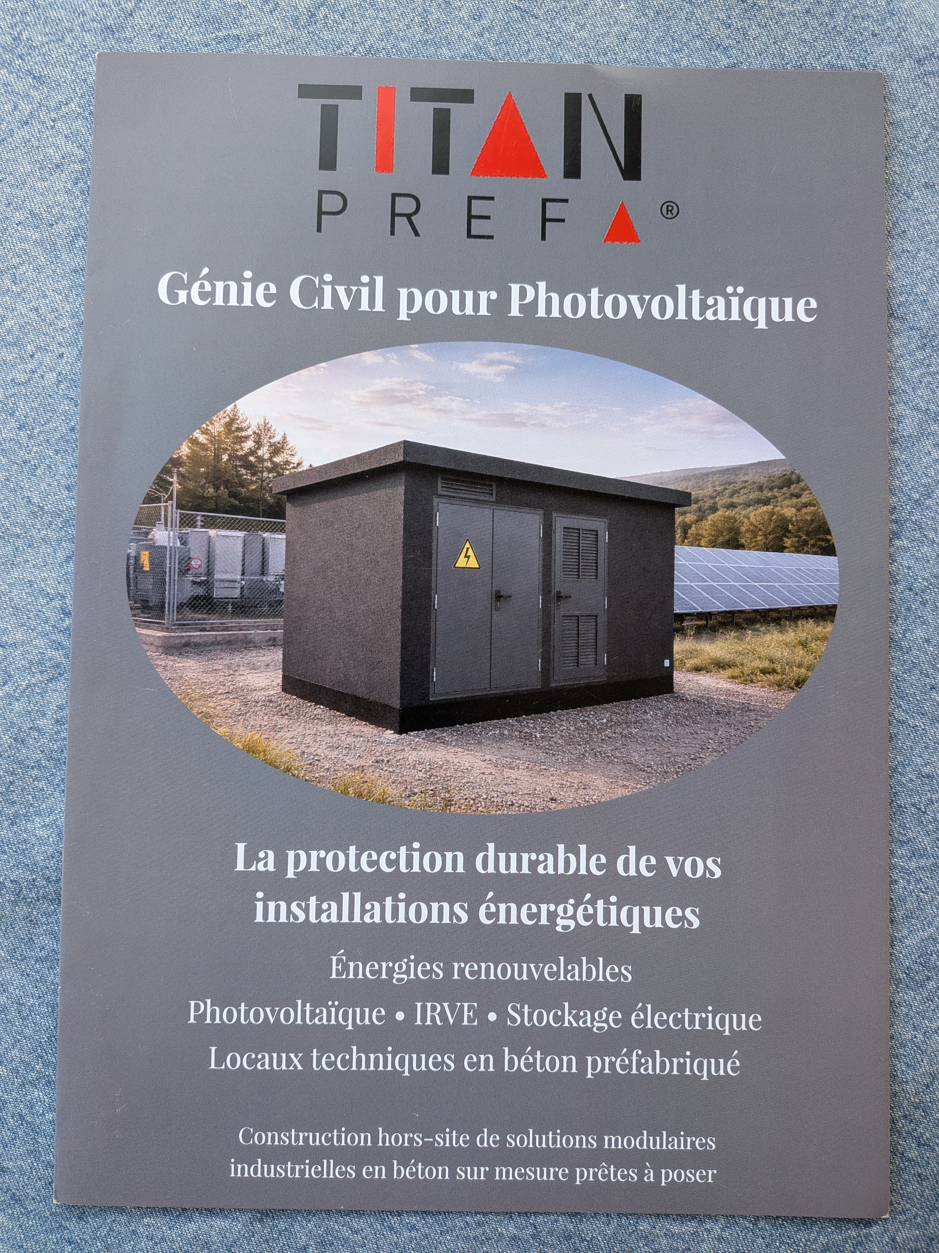 Brochure photovoltaïque Titan Prefa